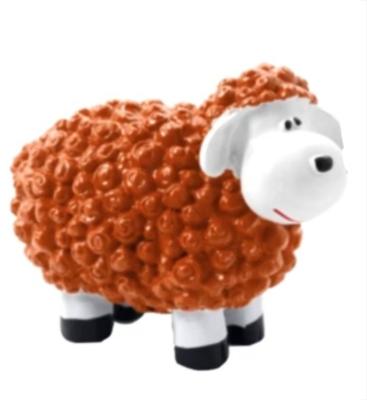 Statue en résine d'un Mouton Fun Orange - 60cm