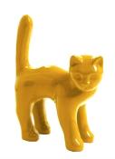 Sculpture En Résine Chat Jaune - 105cm