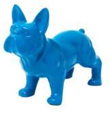 Statue en résine Bulldog Français Bleu - 45 cm