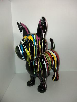 Sculpture Chihuahua design ULTRA BRILLANT H-90cm