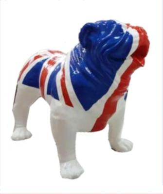 Sculpture Bulldog Anglais en Résine Angleterre - 160cm