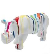 Statue en résine Rhinoceros Trash Blanc - 110cm