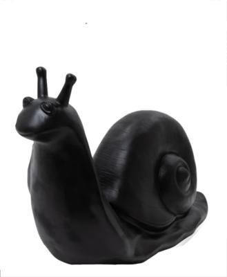 Statue en résine Escargot Noir - L 110cm