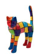 Sculpture En Résine Chat Puzzle - 105cm