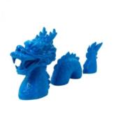 Sculpture en résine Dragon Bleu - L 135cm
