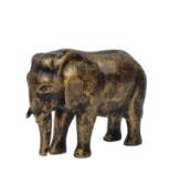 Sculpture en résine Éléphant Bronze - 30cm