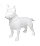 Statue en Résine Bull Terrier Blanc - 110cm