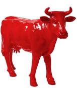 Statue en résine d'une Vache Rouge - 140 cm