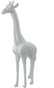  Sculpture en Résine Girafe Blanc - 210cm