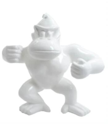 Statue en Résine Donkey Kong Blanc - 120cm 