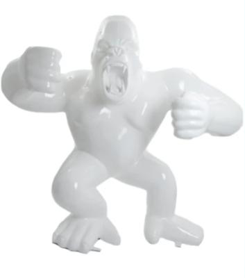 Statue en Résine Gorille Blanc - 120cm 