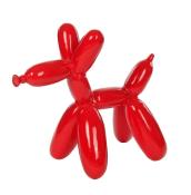 Statue en Résine chien ballon Rouge - 70cm