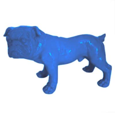 Sculpture en Résine Carling Bleu - 68cm