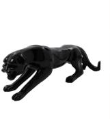 Statue en résine Panthere Noir  - L 110cm