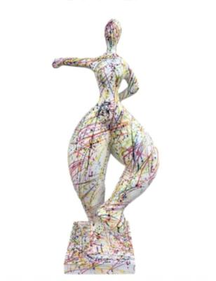 Sculpture  danseuse design NANA Splash Blanc - H 85cm