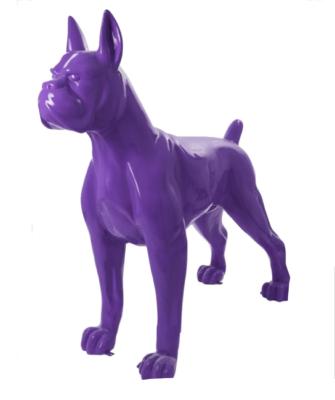 Statue en Résine Boxer XXL Violet - 190cm