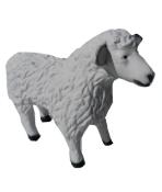 Statue en résine d'un Mouton Naturel - L 45cm